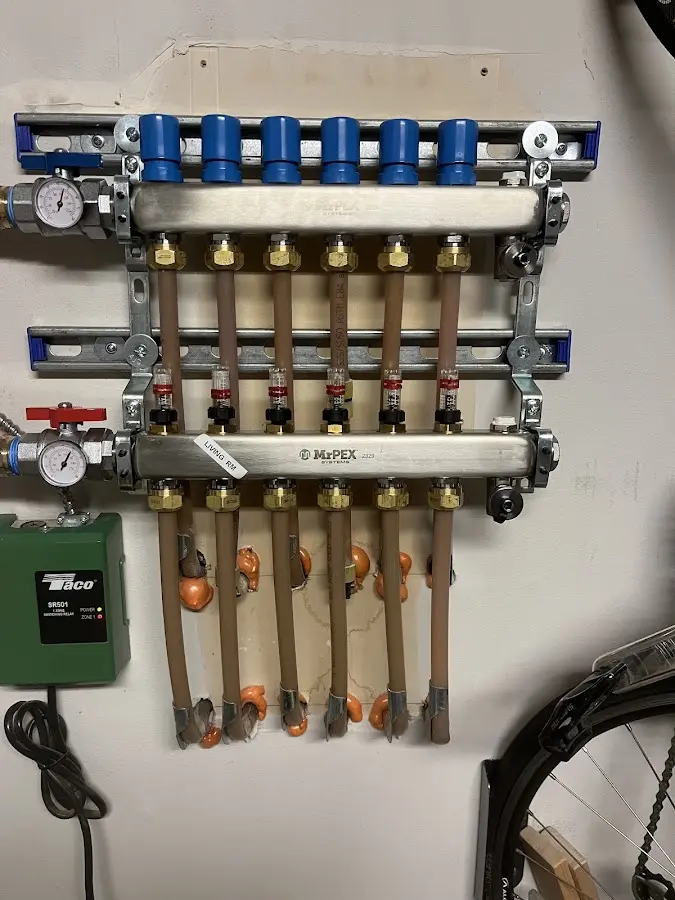 Plumber performing Leak Detection at a residential property in Cypress Gardens